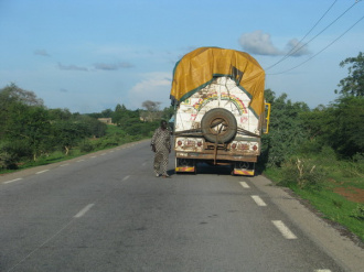 12 Camion En Pause Sur L Autoroute